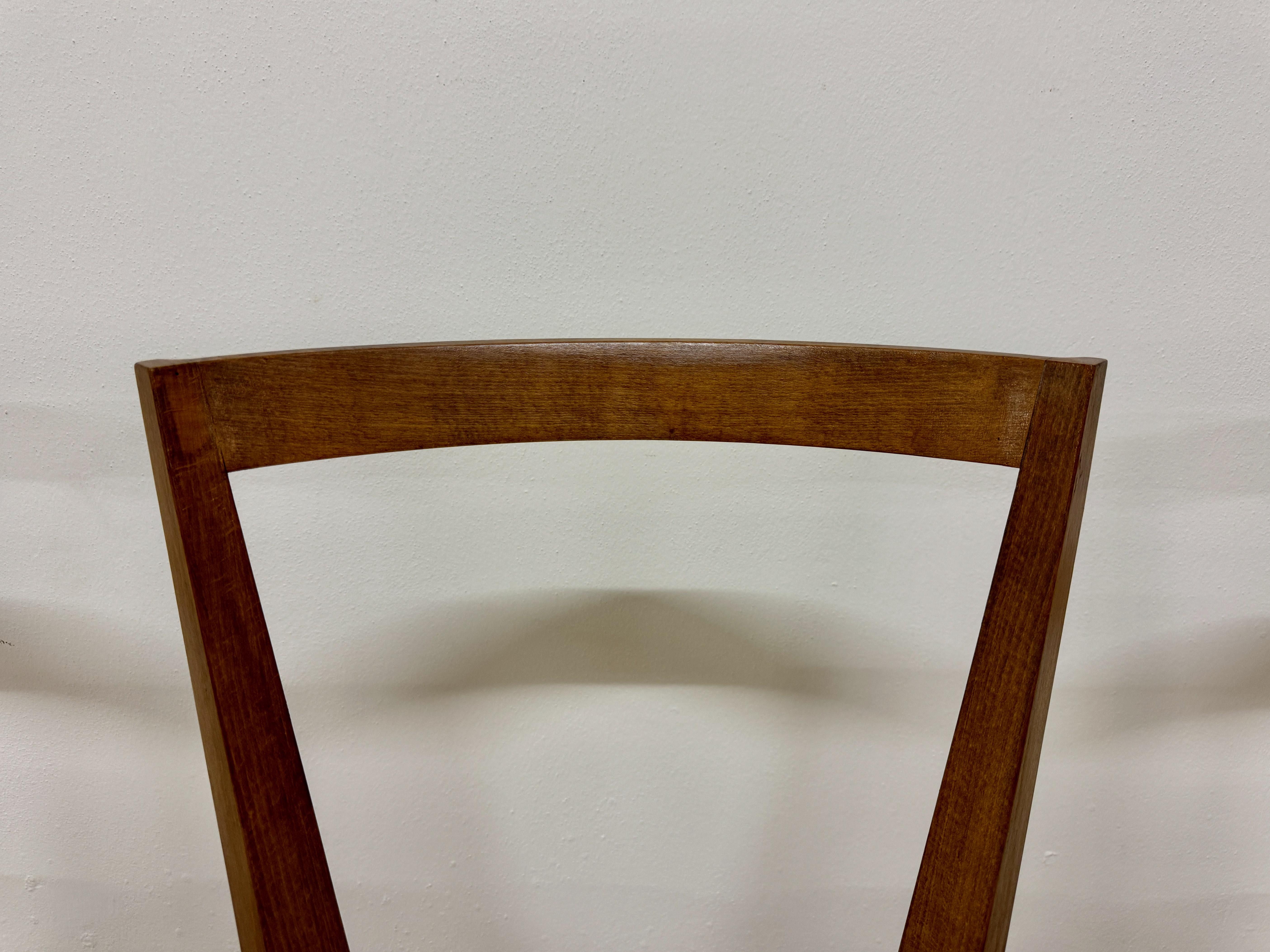 Fabric Contemporary Italian Mid Century Style Dining Chairs For Sale