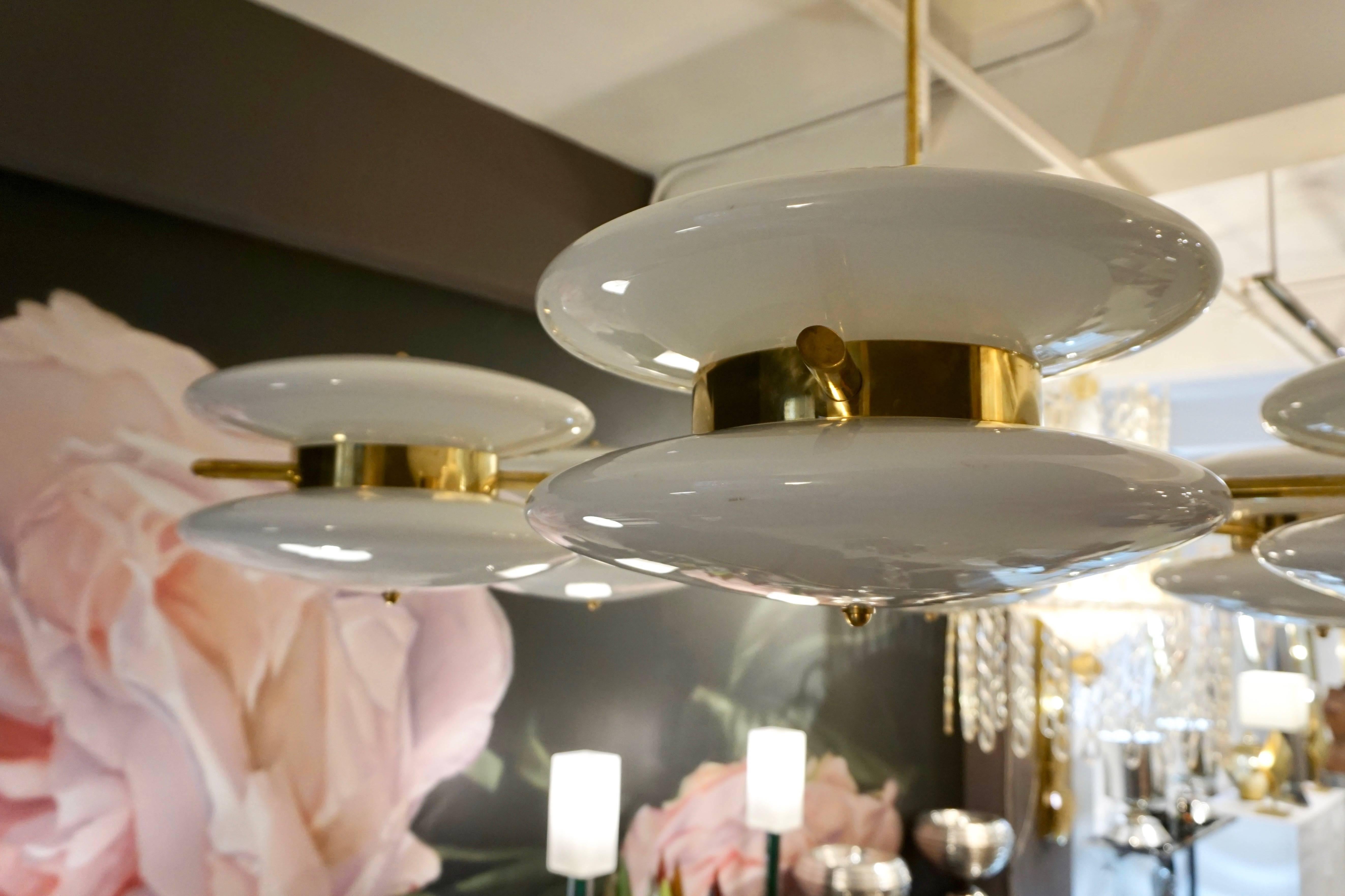 contemporary globe chandelier