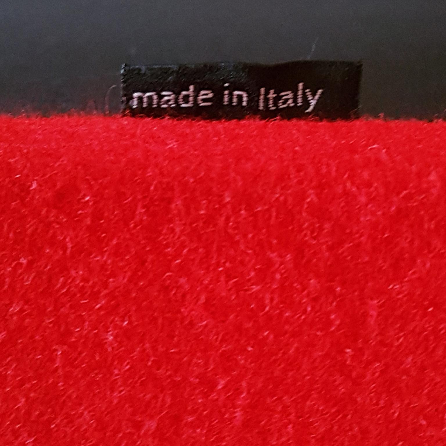 Contemporary Italian Moroso Modular Sofa with Red Wool Upholstery by Ron Arad For Sale 2