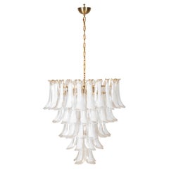 Lampadario italiano contemporaneo in vetro di Murano