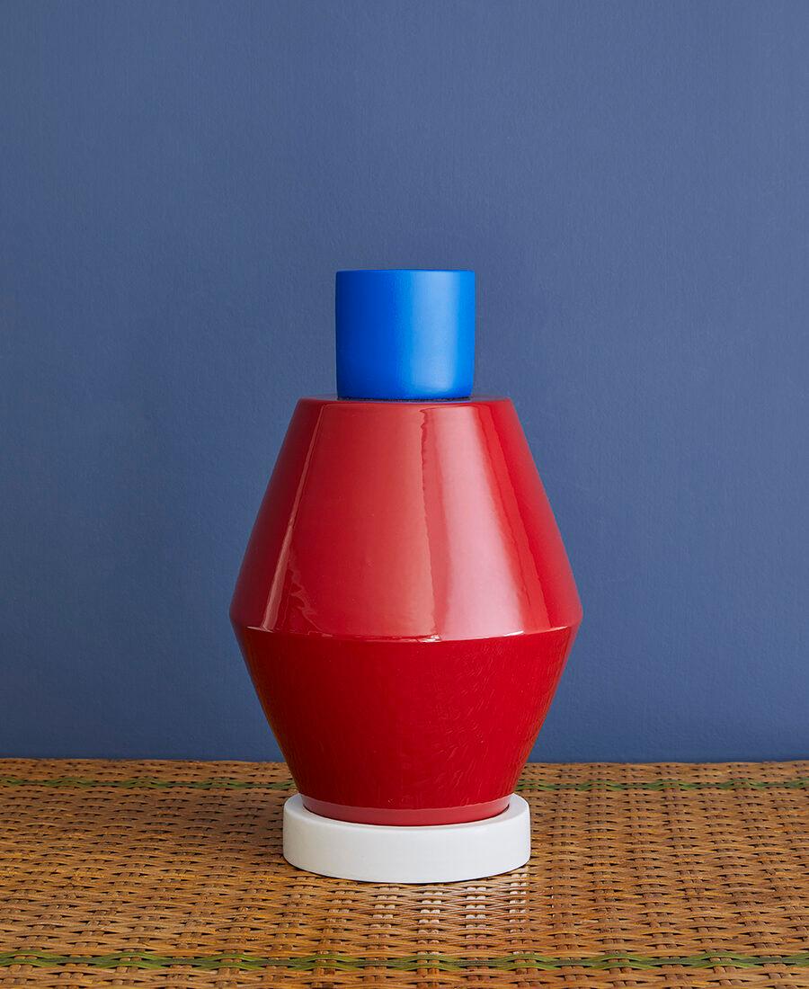 Nathalie du Pasquier
Italy, 2018

Ceramic geometrically shaped sculpture. 

Nathalie du Pasquier was part of the famous 1980s Milanese design collective referred to as the Memphis Group. She worked as an artist after Memphis was disbanded in