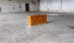 Contemporary Italian Sideboard with Brass Base