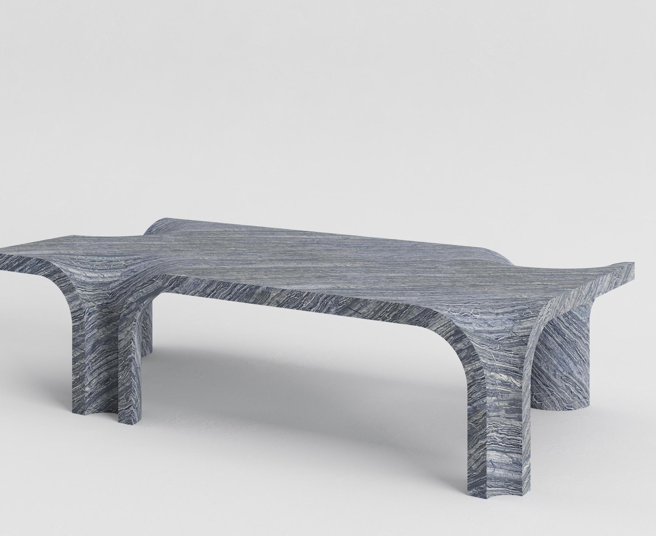 Contemporary Italian wave marmor Melt Couchtisch von studio narra im Zustand „Neu“ im Angebot in 1204, CH