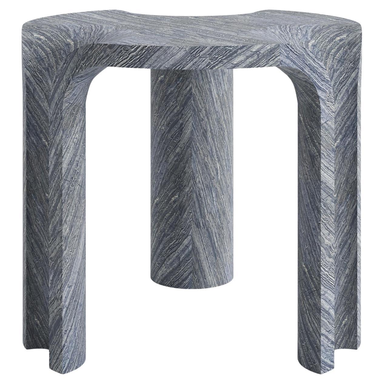 Contemporary Italian wave marmor Melt Runder beistelltisch by studio narra