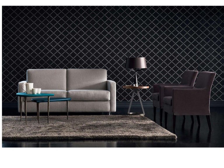 Contemporary Italian Sofa Bed with Storage, Made in Italy, New For Sale