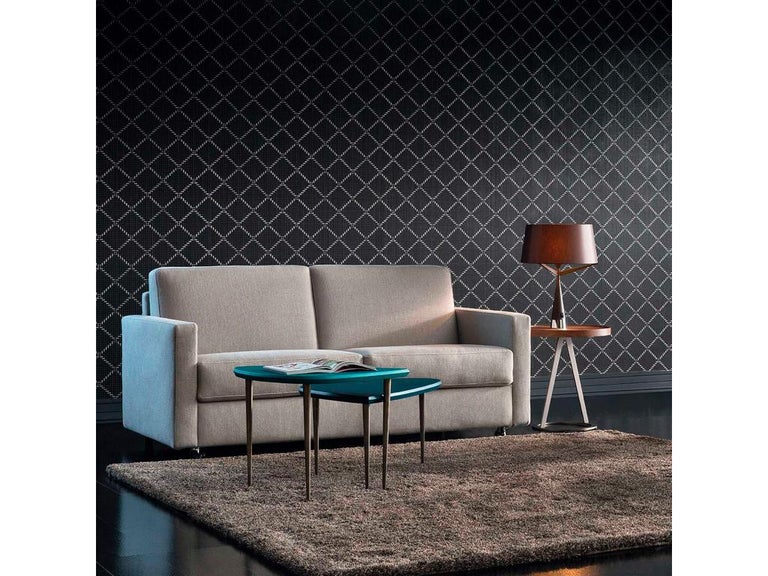 Contemporary Italian Sofa Bed with Storage, Made in Italy, New For Sale