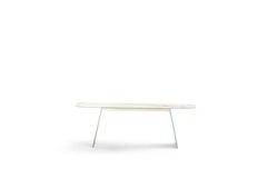 Contemporary Italian-Style Oval Porcelain Dining Table, Ceramic Kitchen Table