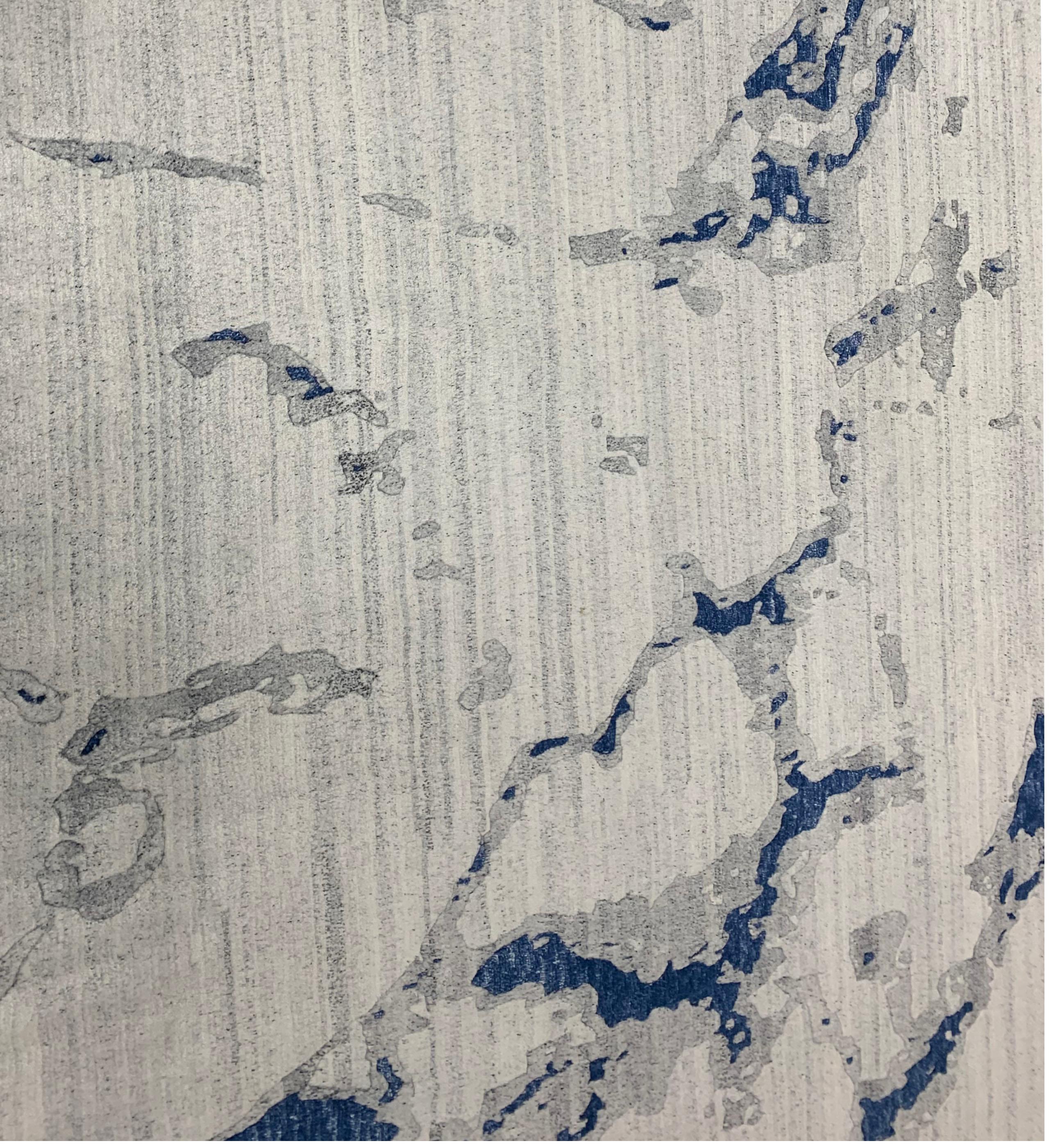 Contemporary Ivory Abstract Rug, 7'9 x 9'9. This is a brand new hand knotted contemporary rug made from viscose and has the silky sheen that creates a wow in any room it is placed. In a variety of sizes. Can be custom made to size. Colors: