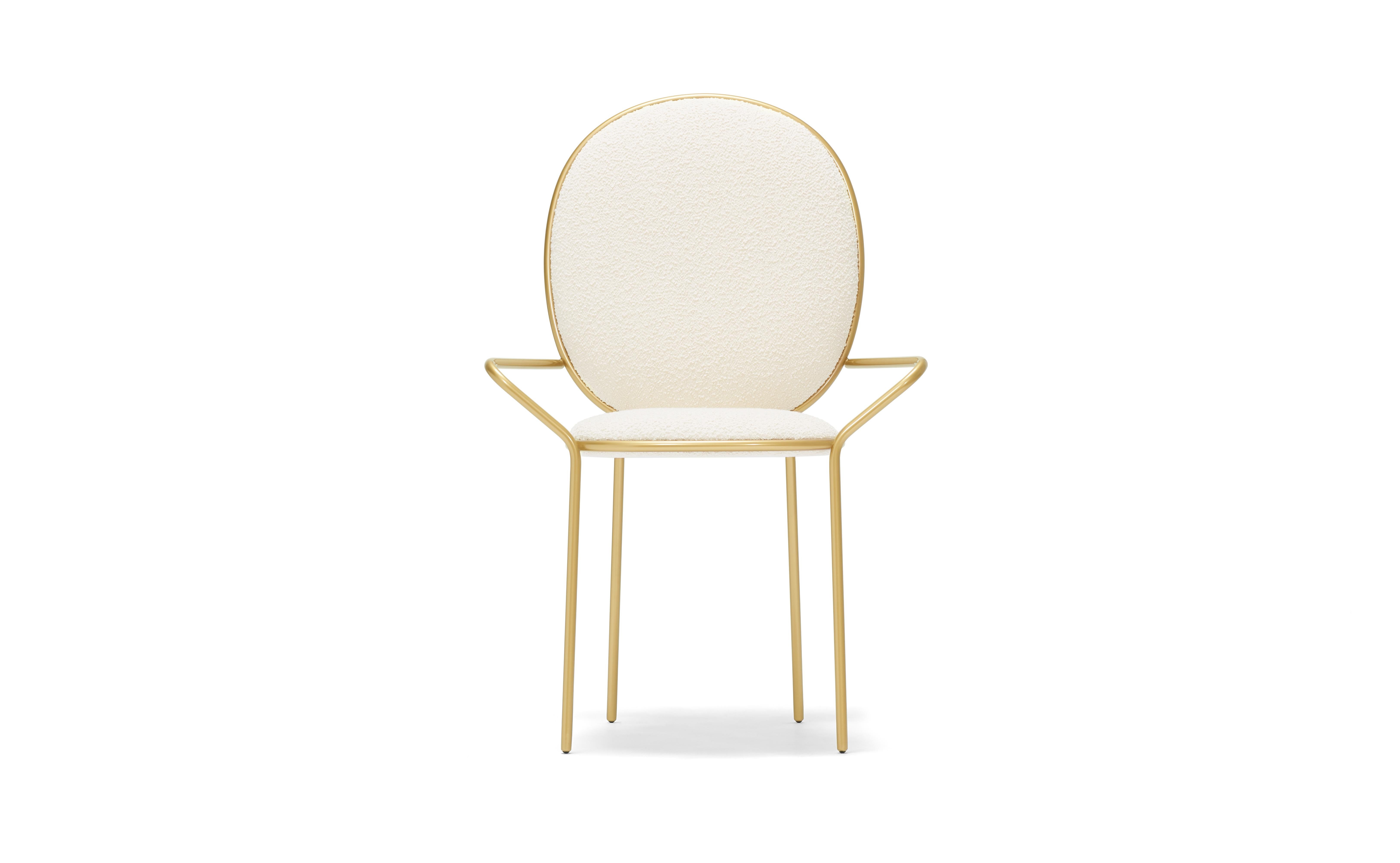 Contemporary ivory upholstered dining armchair - stay by Nika Zupanc

The Stay Family turns everyday seating into a special occasion. The dining chair and dining armchair are variations on an elegant social theme whilst the dining table adds a