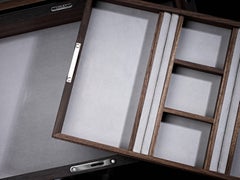 Contemporary Jackie Tsai Decorative Box in Walnut