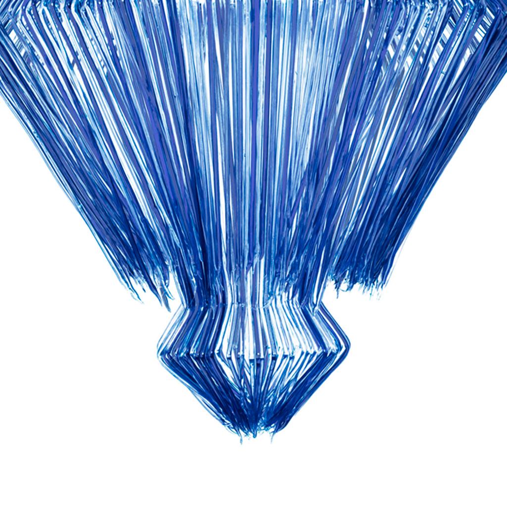 Contemporary Jacopo Foggini Pendant Blue Polycarbonate Italian Pendant Lamp For Sale 1