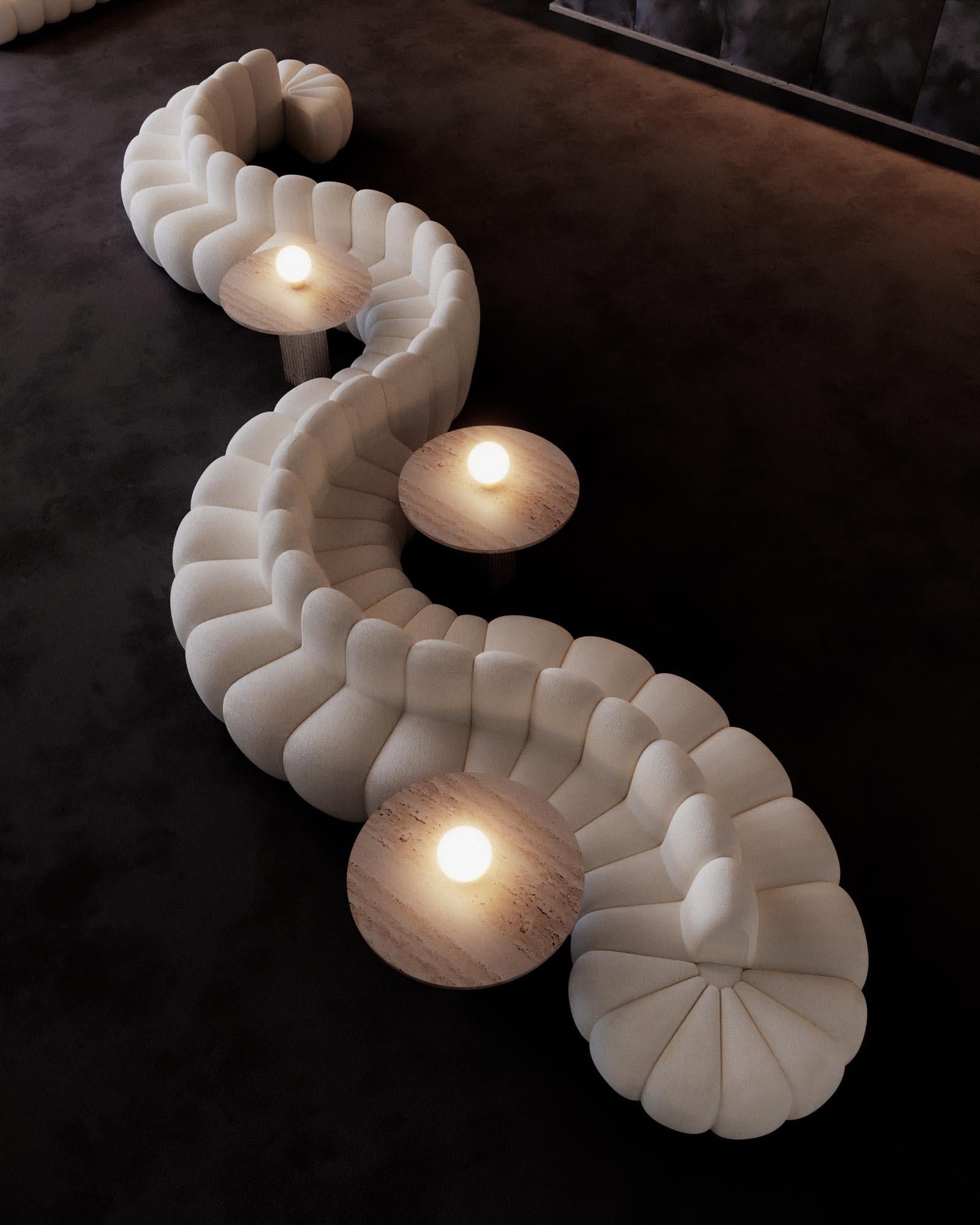 Contemporary 'Jagger' Sofa by Norr11, Dining, Setup 1, Customizable For Sale 5