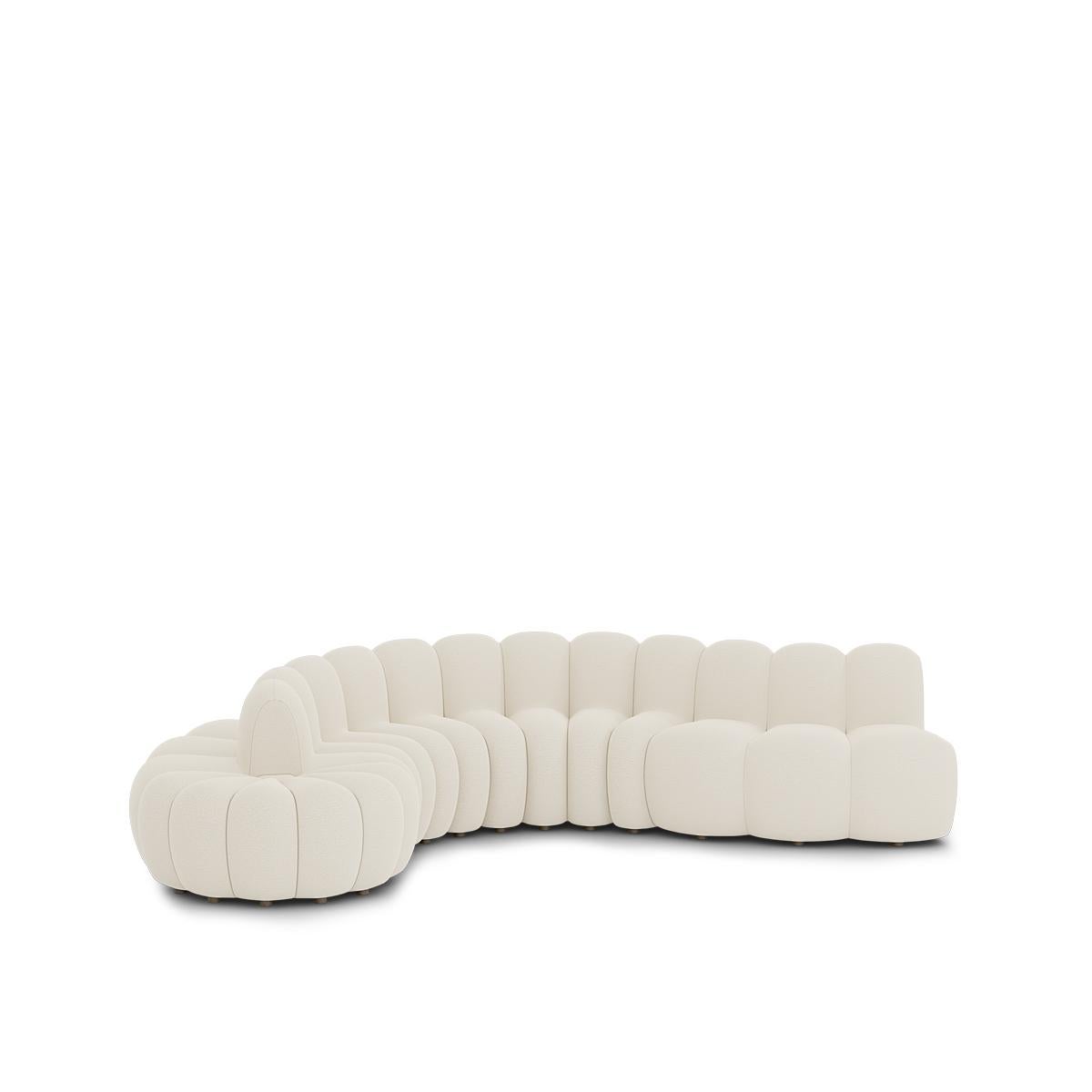 Contemporary 'Jagger' Sofa by Norr11, Dining, Setup 1, Customizable For Sale 8