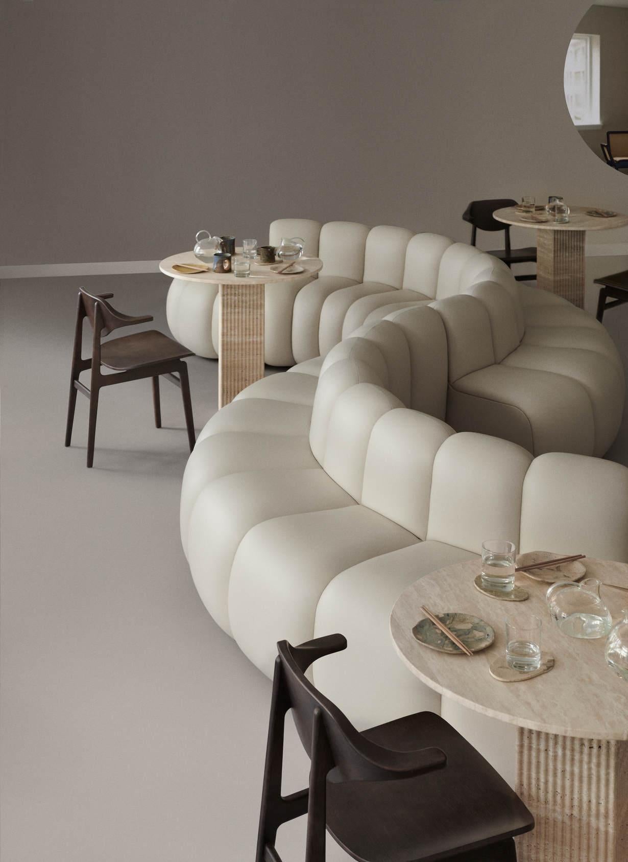 Italian Contemporary 'Jagger' Sofa by Norr11, Dining, Setup 1, Customizable For Sale