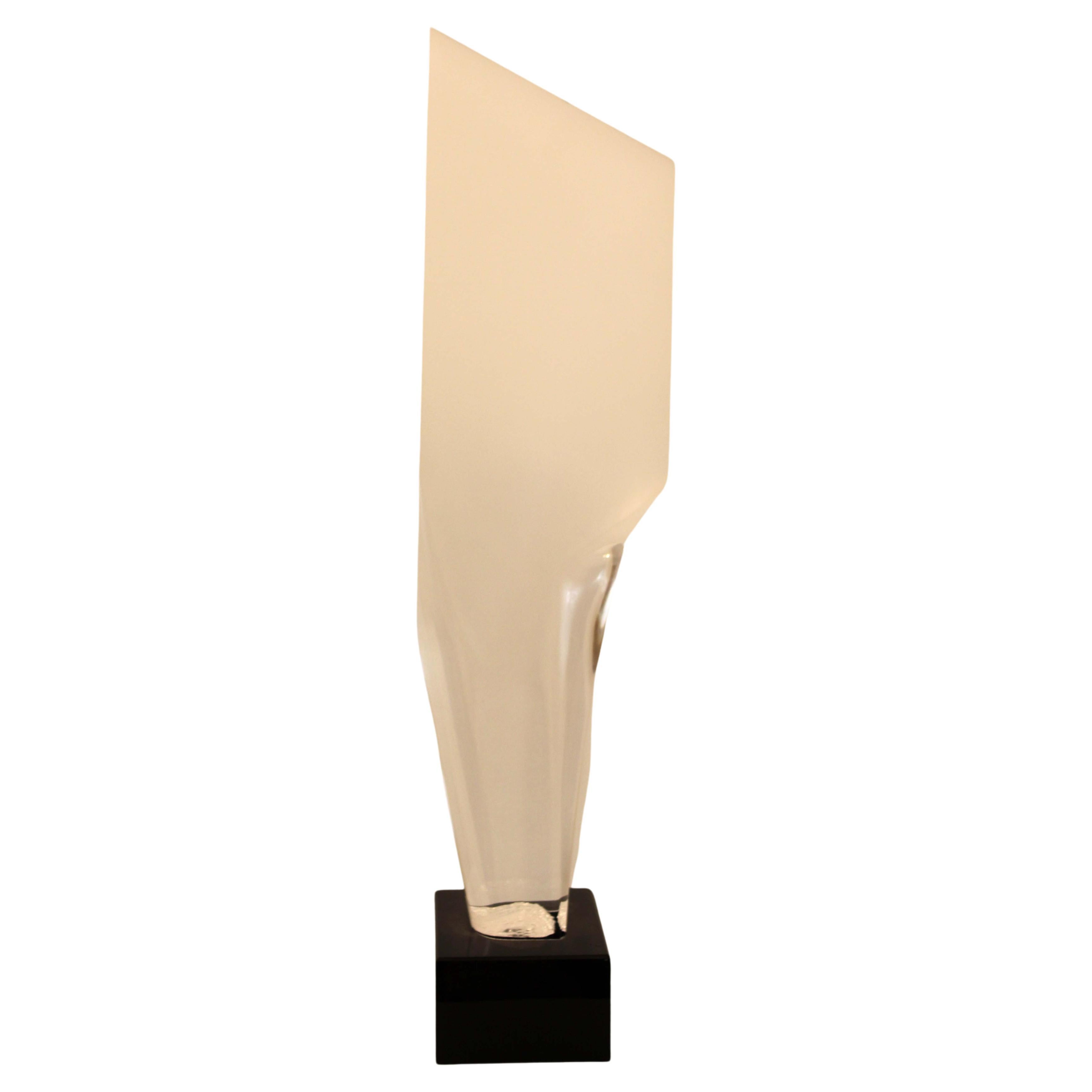 Contemporary James Nani Chisel 33 Modern Large Lucite, 1990s For Sale