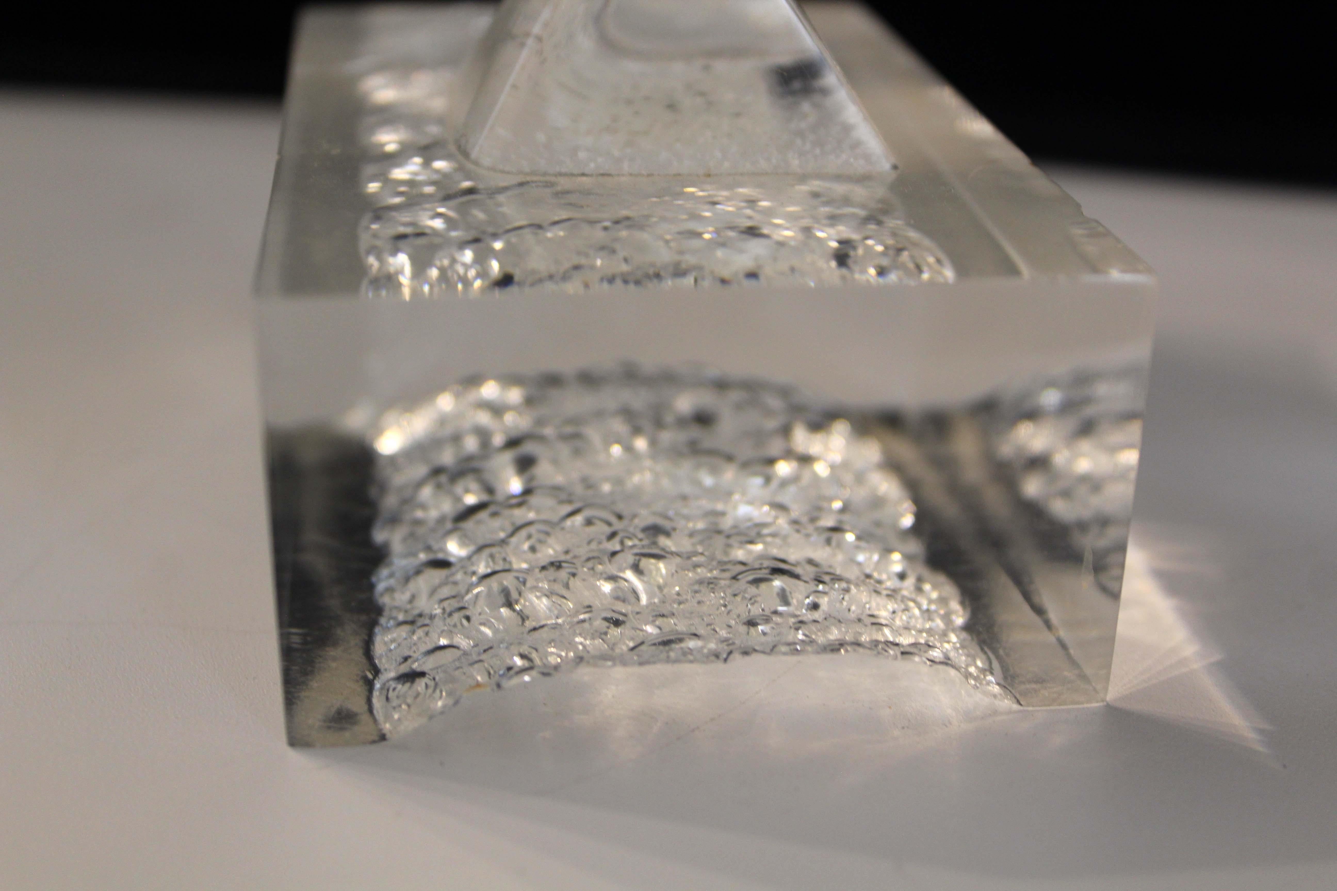 Contemporary James Nani Tempest Acrylic Sculpture, 1980s 4