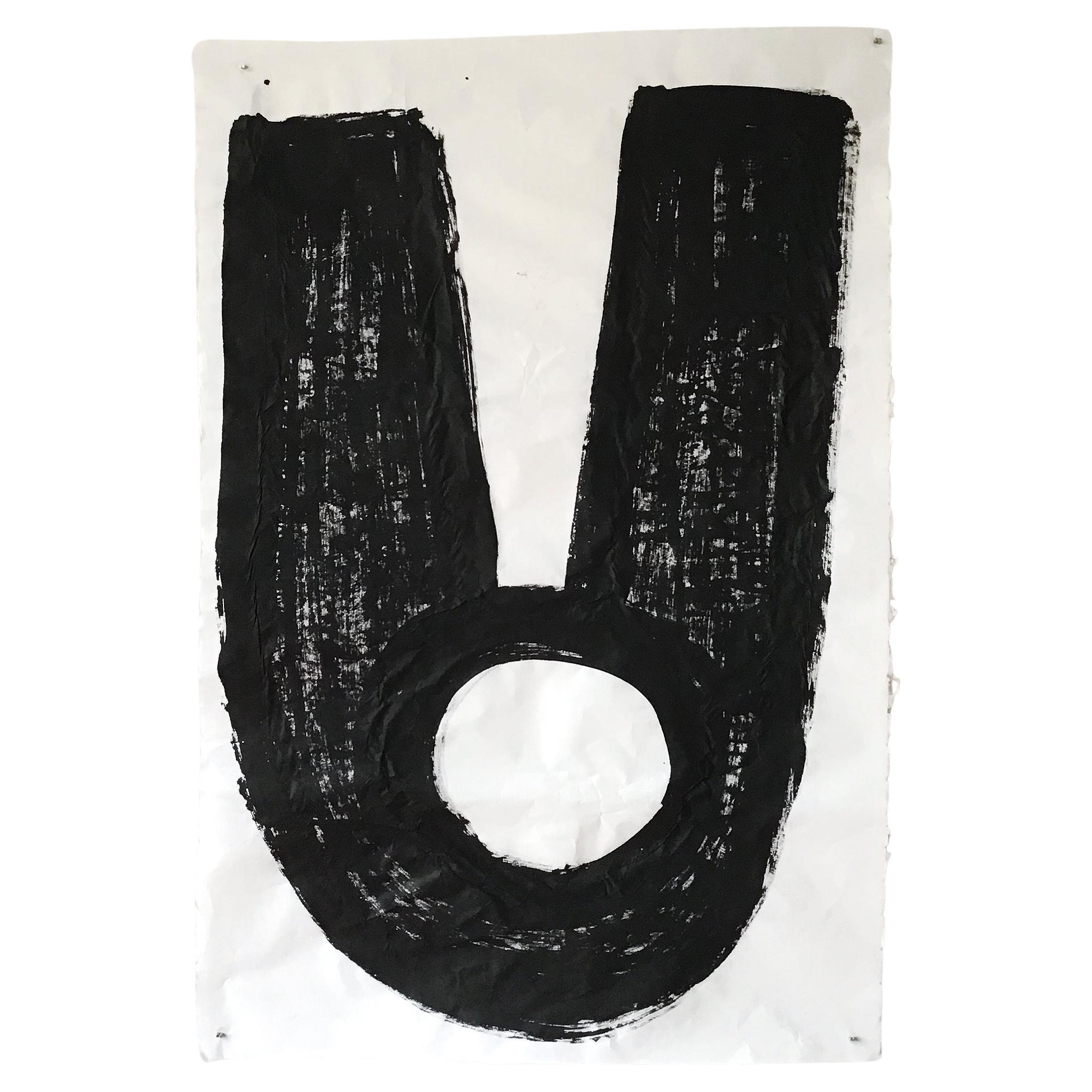 Contemporary Japanese Abstract Calligraphy by Dai Okumura