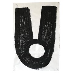 Caligrafía abstracta japonesa contemporánea de Dai Okumura