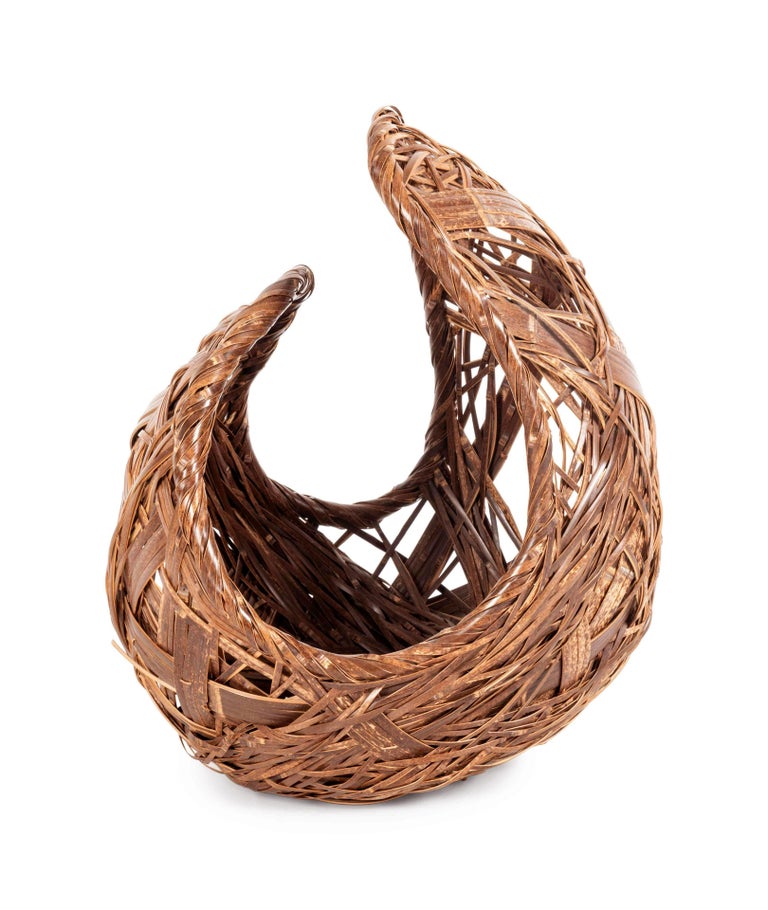 Contemporary Japanese Bamboo Art Sculpture Yamaguchi Ryuun For Sale at