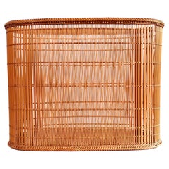 Contemporary Japanese Bamboo Basket Ikebana by Koide Bunsei