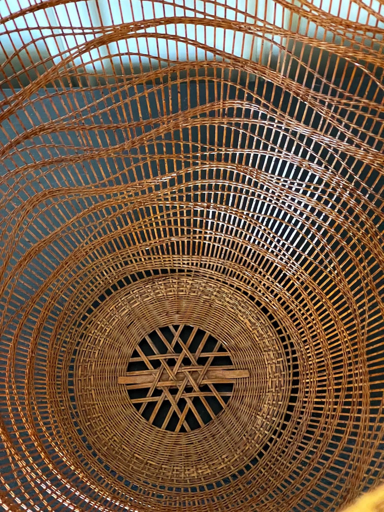 Contemporary Japanese Bamboo Basket Sculpture by Morikami Jin 6