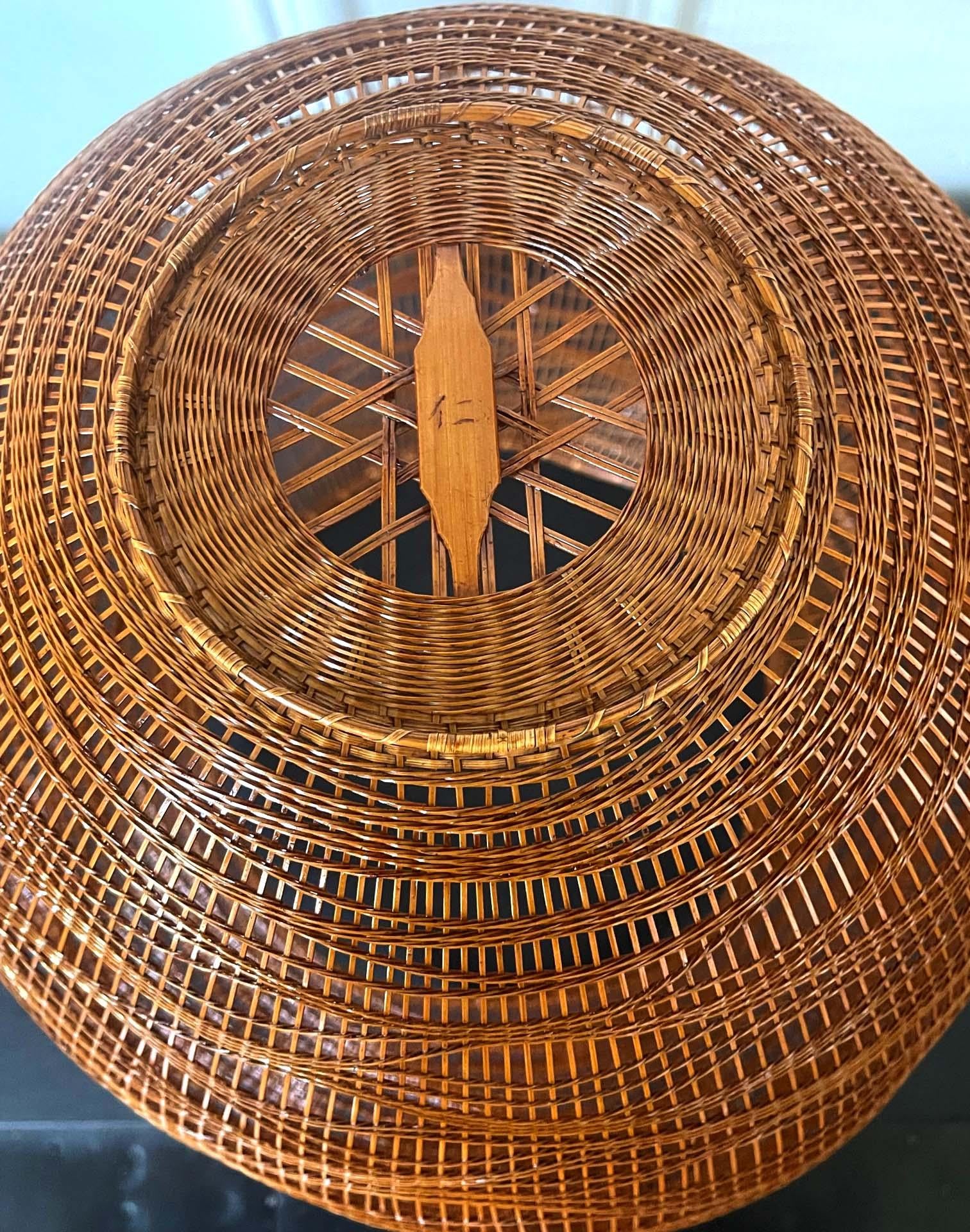 Contemporary Japanese Bamboo Basket Sculpture by Morikami Jin 8