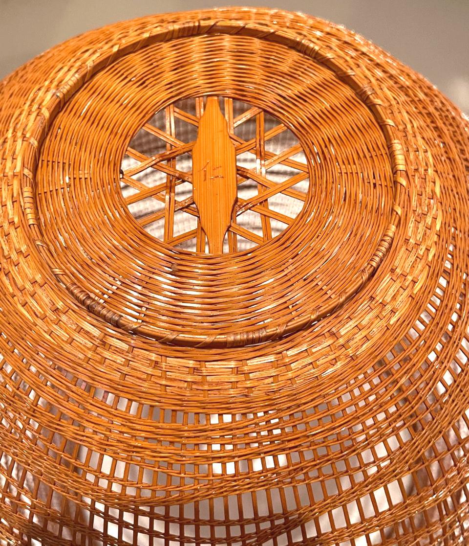 Contemporary Japanese Bamboo Sculptural Basket Morikami Jin 8