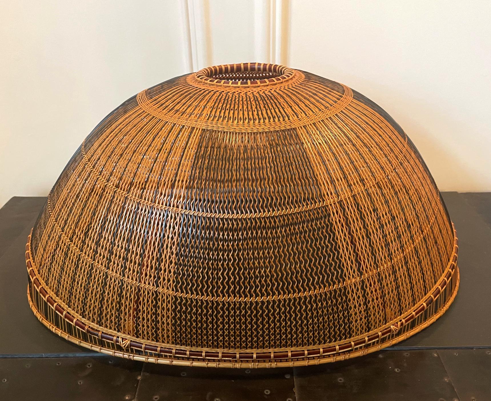 Modern Contemporary Japanese Bamboo Sculpture by Kawano Shoko For Sale