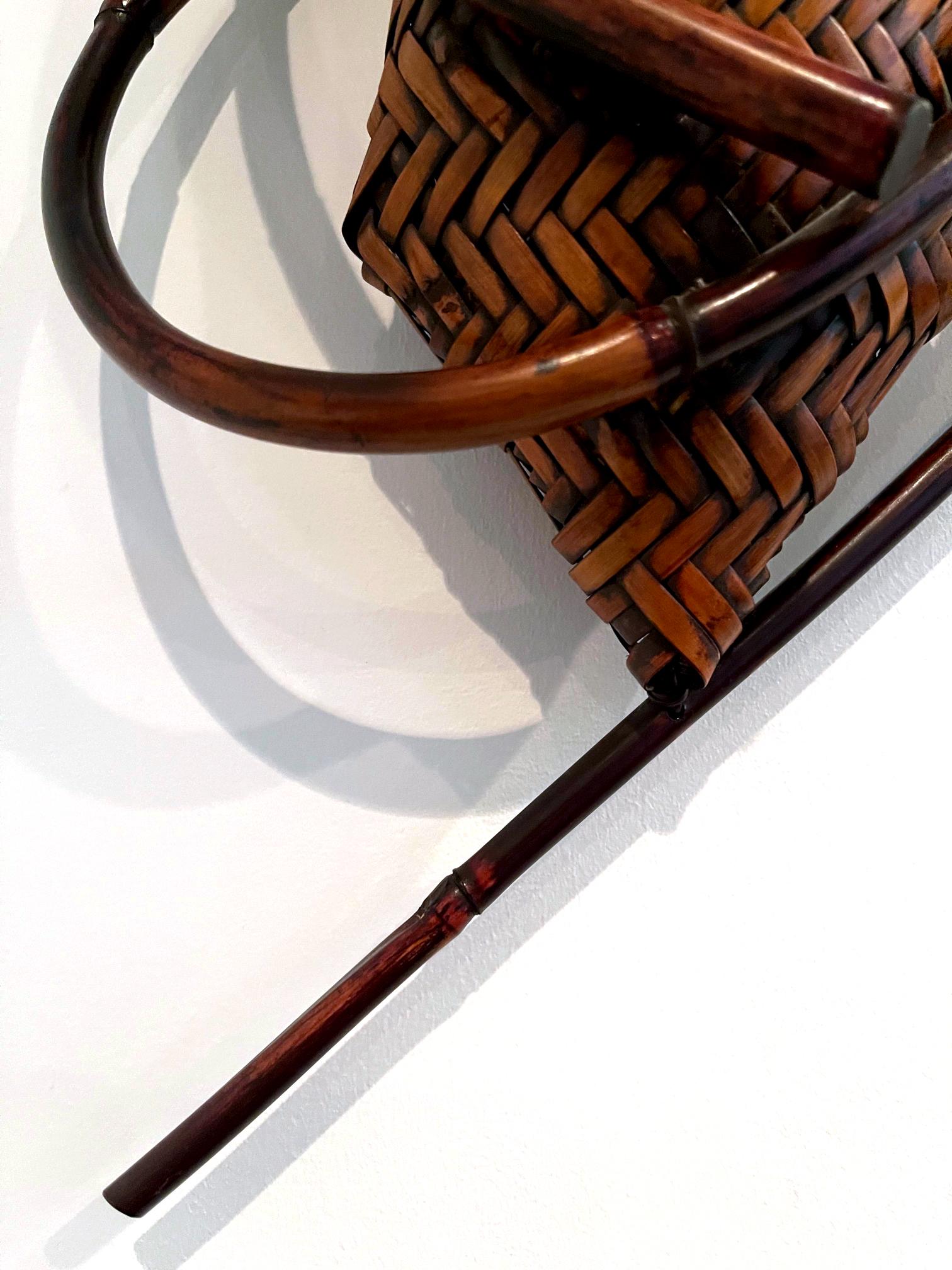 Contemporary Japanese Bamboo Sculpture Honma Hideaki For Sale 2