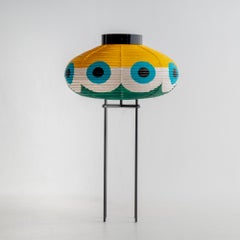 Lámpara de pie japonesa contemporánea Chochin Edición limitada nº 2 Zen Pop art