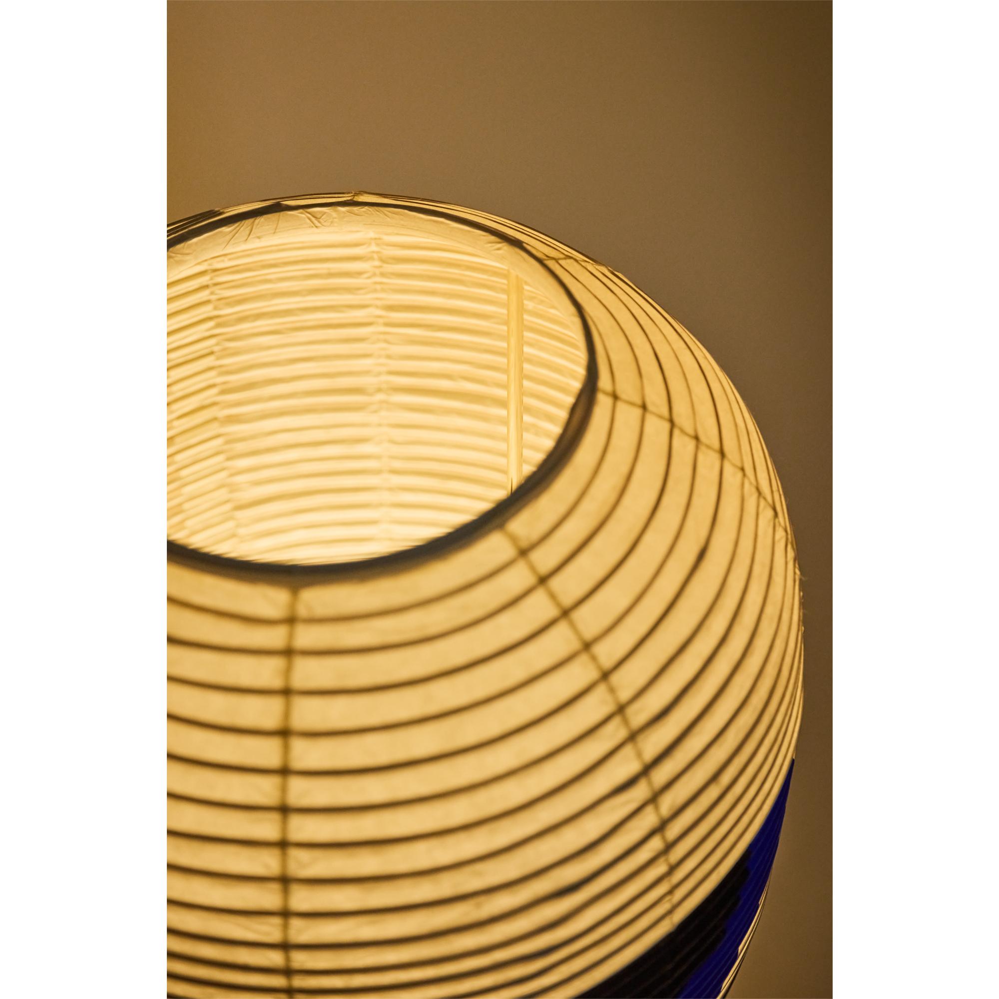 Edo Contemporary Japanese Chochin Floor Lamp Limited Edition #2 Zen Washi For Sale