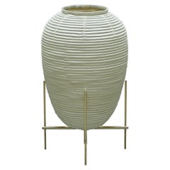 Lampada da terra contemporanea giapponese Chochin Paralume in carta giapponese Zen Washi