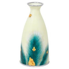Vase contemporain en émail cloisonné japonais Tamura