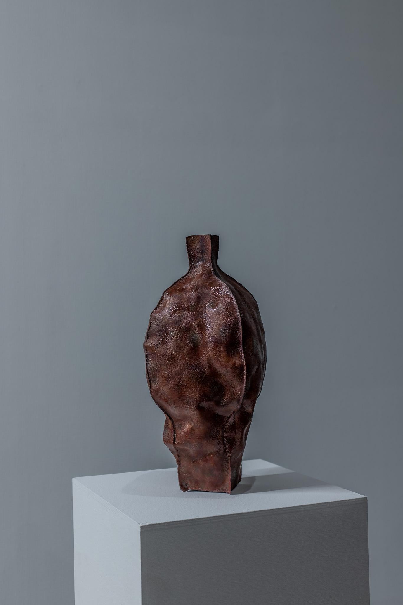 Japonais Vase japonais contemporain en cuivre Cloissoné Vase Shippo 4 par Yochiya Studio en vente