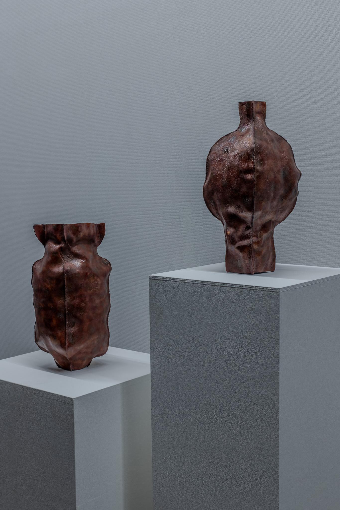 Cloisonné Vase japonais contemporain en cuivre Cloissoné Vase Shippo 4 par Yochiya Studio en vente