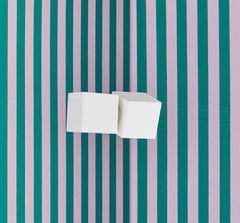 Contemporary Jeppe Hein "Corner Cubes" Sculpture, Edition Of 5, Denmark, 2007