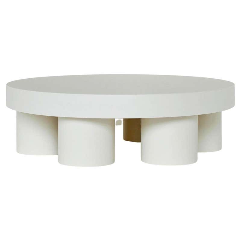 Jemsonite Table Pattern Handcast Jesmonite Decorative Pink Pilotis Console Table by Malgorzata ...