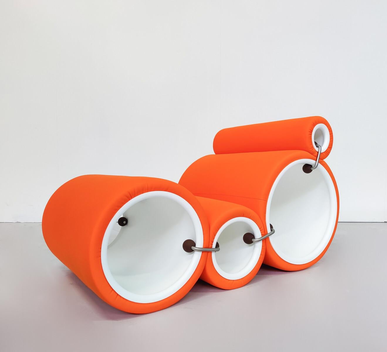 Contemporary Joe Colombo Modular Tube Chair, Cappellini  im Angebot 5
