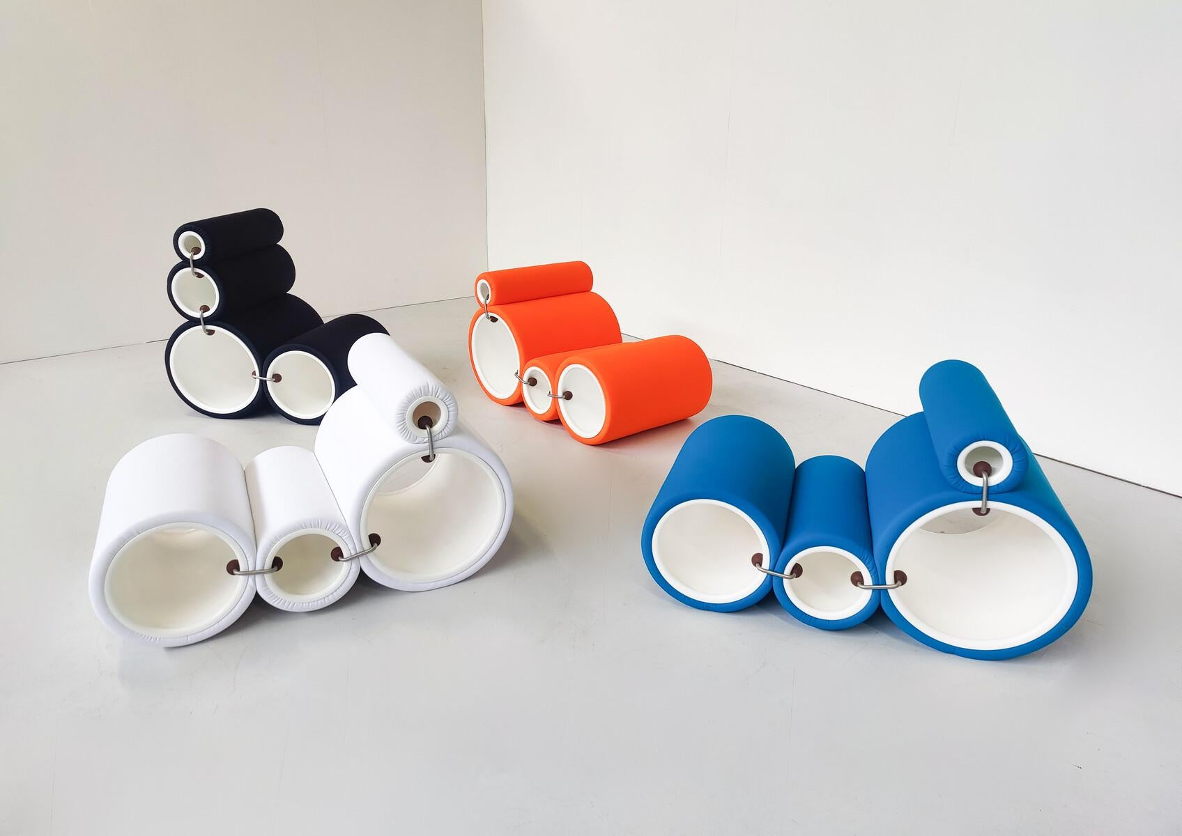 XXIe siècle et contemporain Contemporary Joe Colombo Modular Tube Chair, Cappellini  en vente