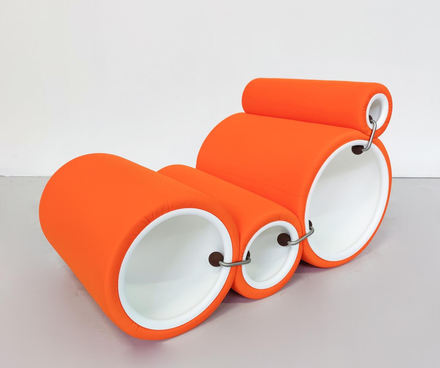 Contemporary Joe Colombo Modular Tube Chair, Cappellini  For Sale 4