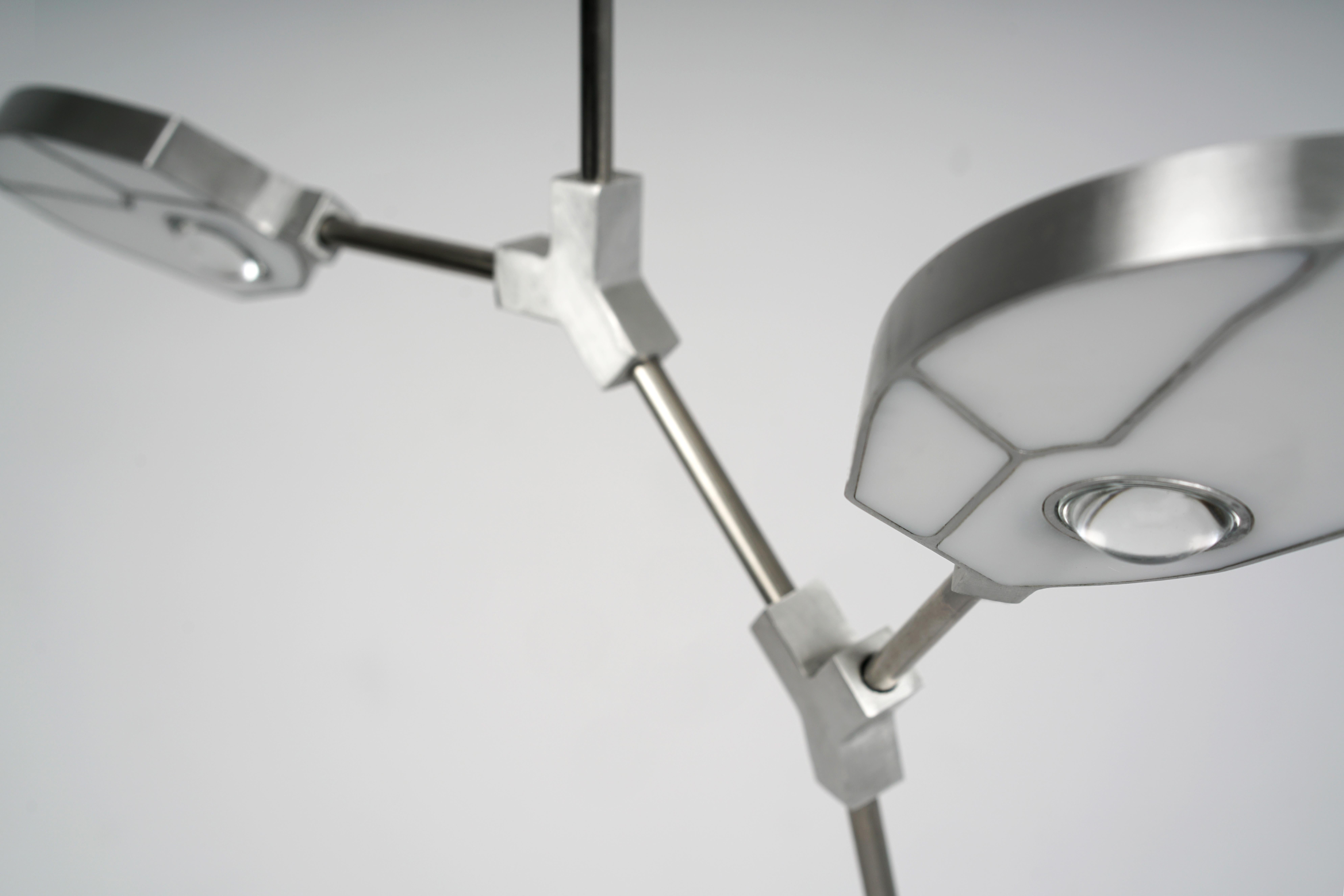 Contemporáneo Joni Config. Lámpara de 1 LED con Cristal y Concha de Páua en venta 6
