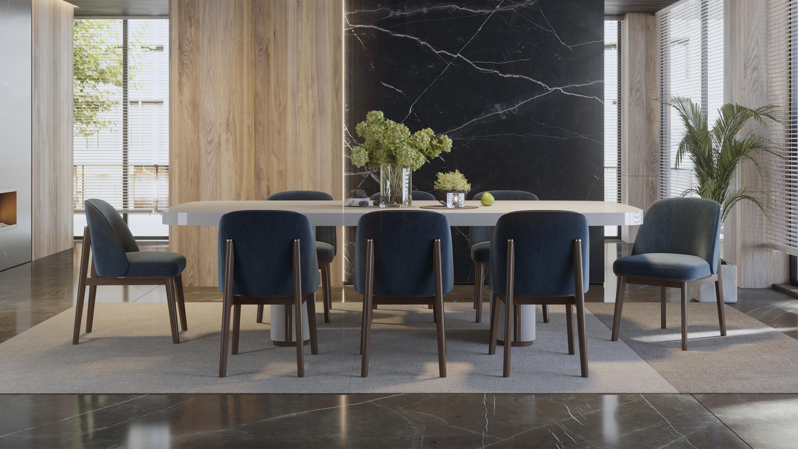 Silla Julien Contemporánea Con Respaldo Detalle Metal en Nuevo estado para la venta en Freamunde, PT