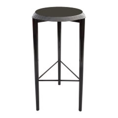 Contemporary Jump High Stool with Black Corian Top