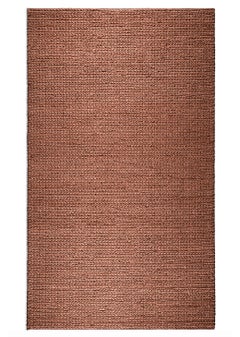 Contemporary Jute Weave Rug, 5'x8', Topaz