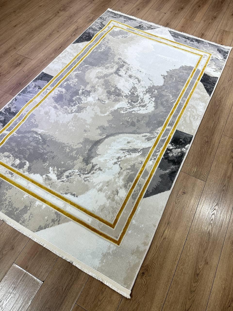 Contemporary Kazakh Modern Design Rug 5' x 7.5' - 1Z16 In New Condition For Sale In Bordeaux, FR