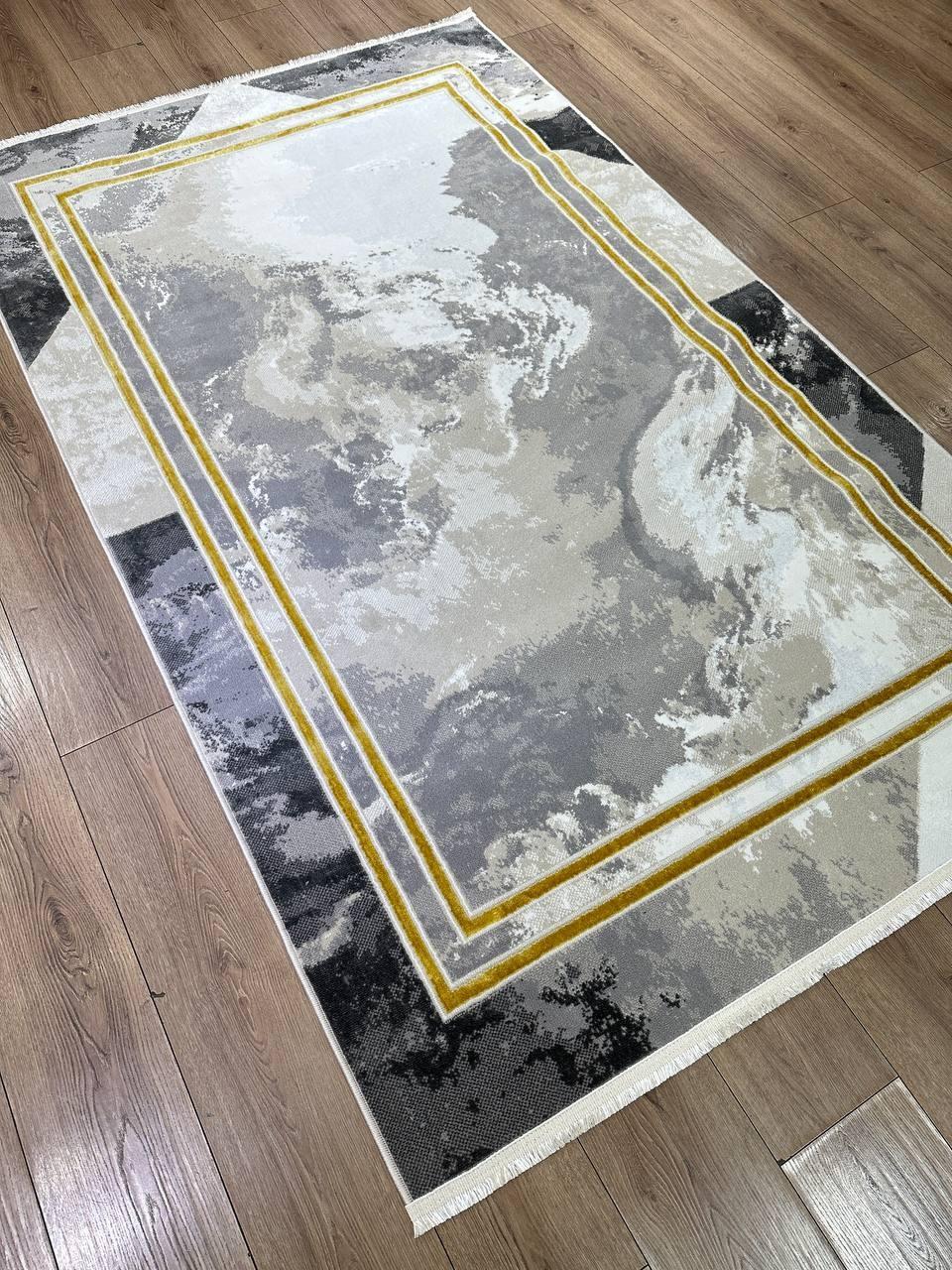 Polyester Contemporary Kazakh Modern Design Rug 5' x 7.5' - 1Z16 For Sale