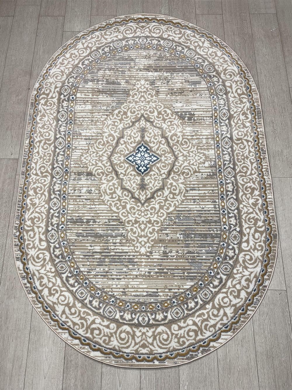 Contemporary Kazakh Modern Style Rug 100 x 150 cm (3.3 x 4.9 ft) - 1Z53 In New Condition For Sale In Bordeaux, FR