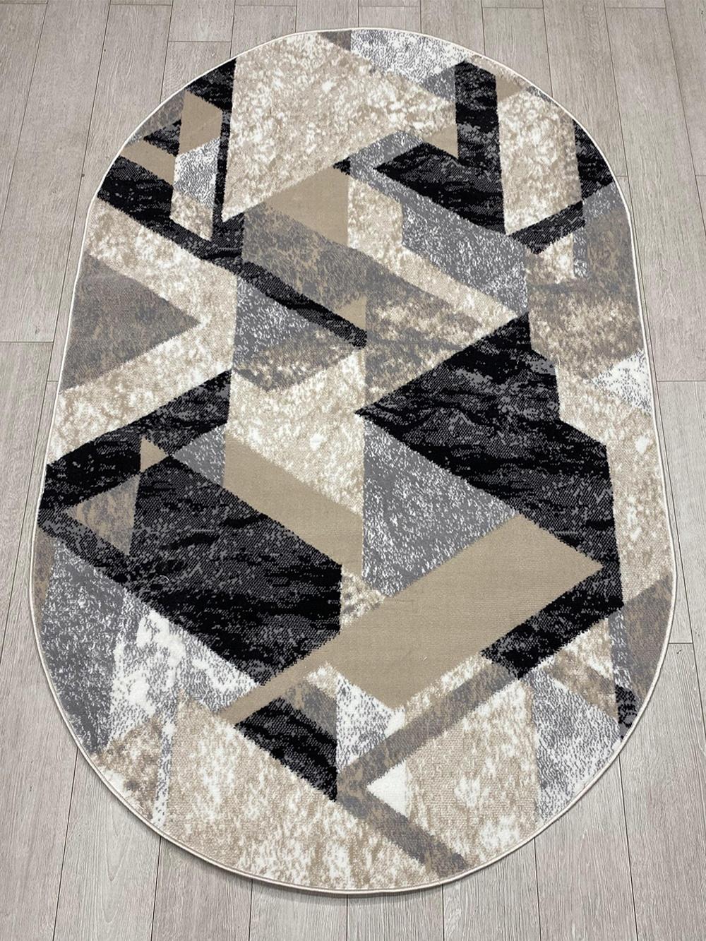 Contemporary Kazakh Modern Style Rug 100 x 150 cm (3.3 x 4.9 ft) - 1Z54 In New Condition For Sale In Bordeaux, FR