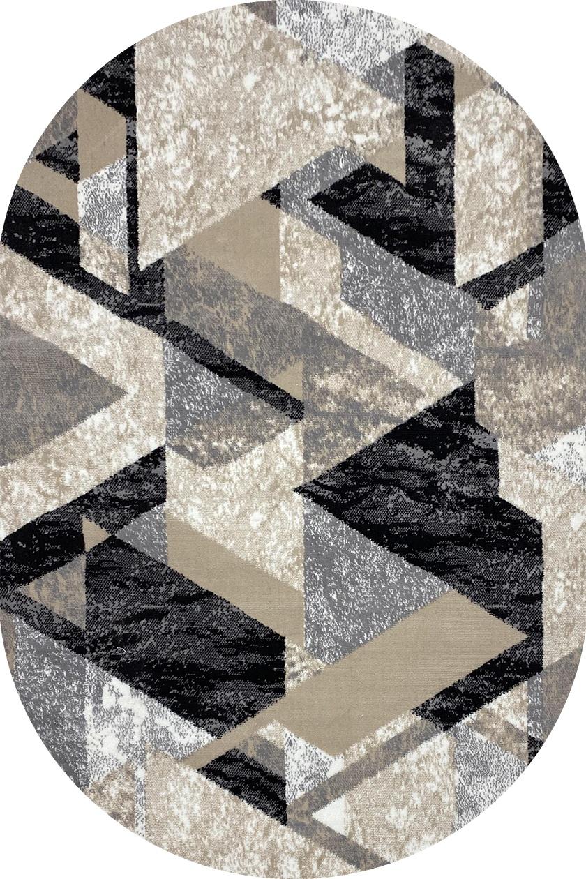 Polyester Contemporary Kazakh Modern Style Rug 100 x 150 cm (3.3 x 4.9 ft) - 1Z54 For Sale