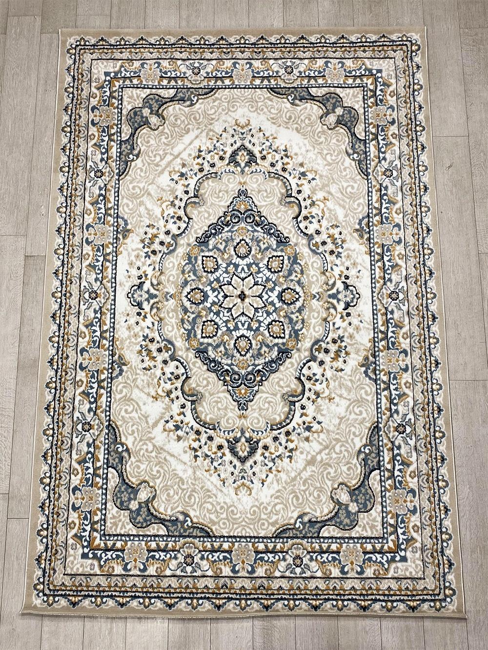 Contemporary Kazakh Modern Style Rug 100 x 150 cm (3.3 x 5 ft) - 1Z34 In New Condition For Sale In Bordeaux, FR